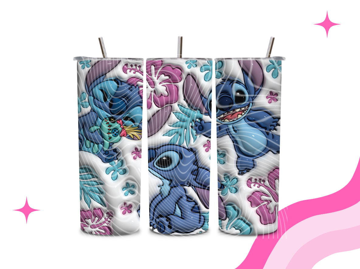 Flower Alien Tumbler
