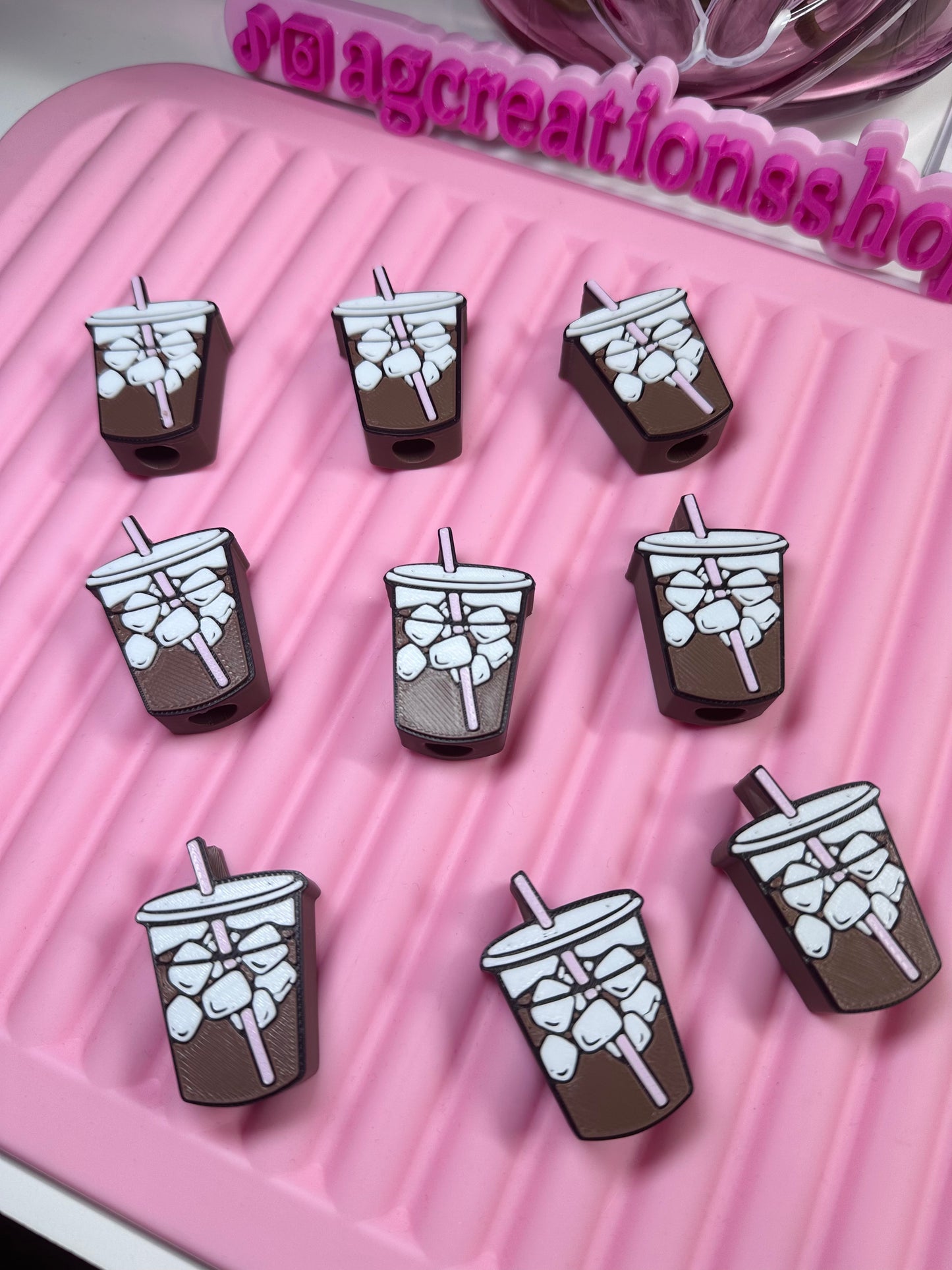 Ice Coffee Straw Topper