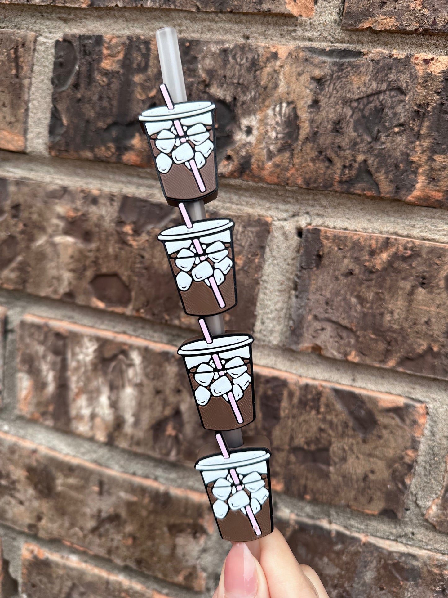 Ice Coffee Straw Topper