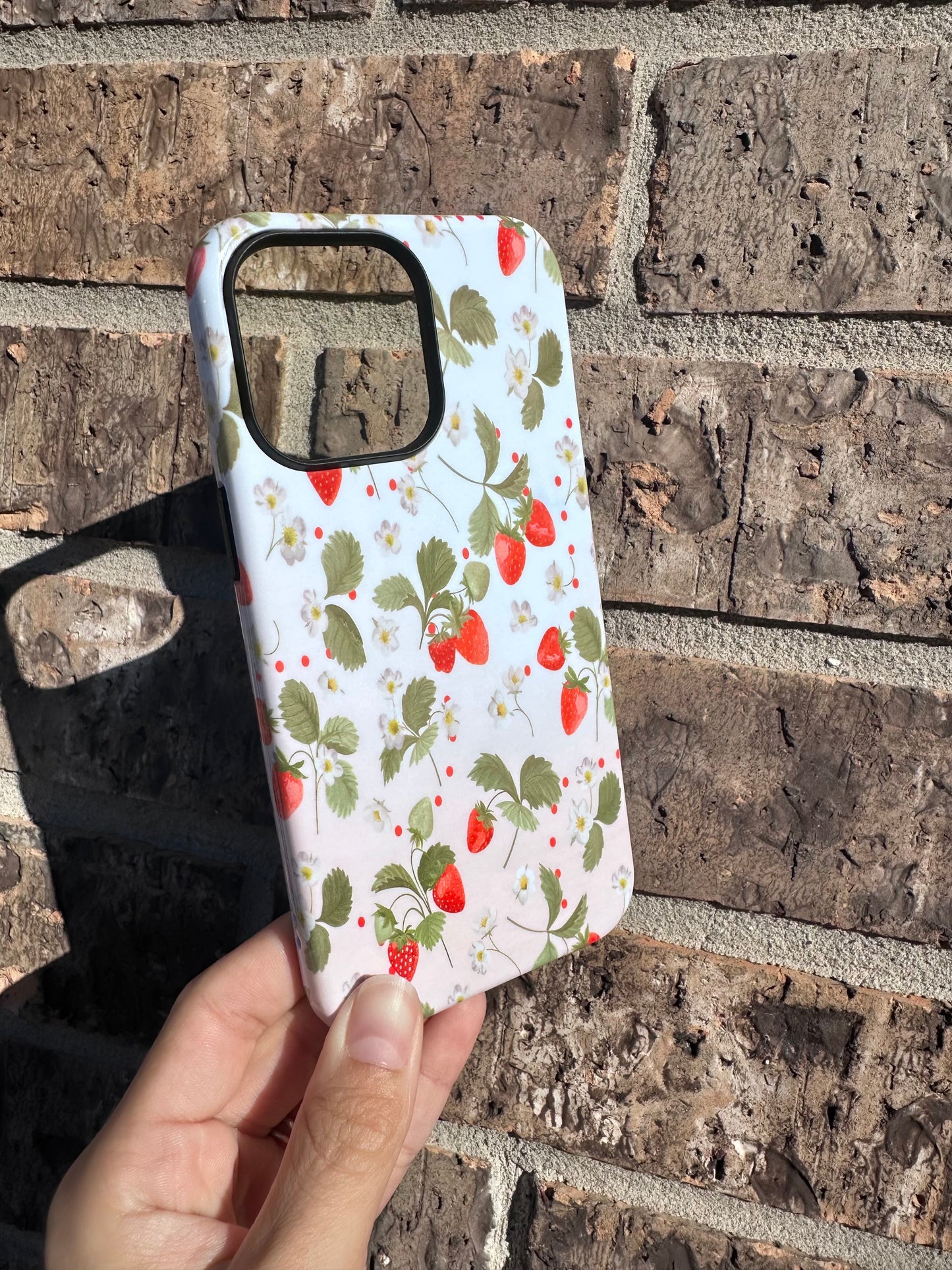 Soft Strawberry Edit Phone Case