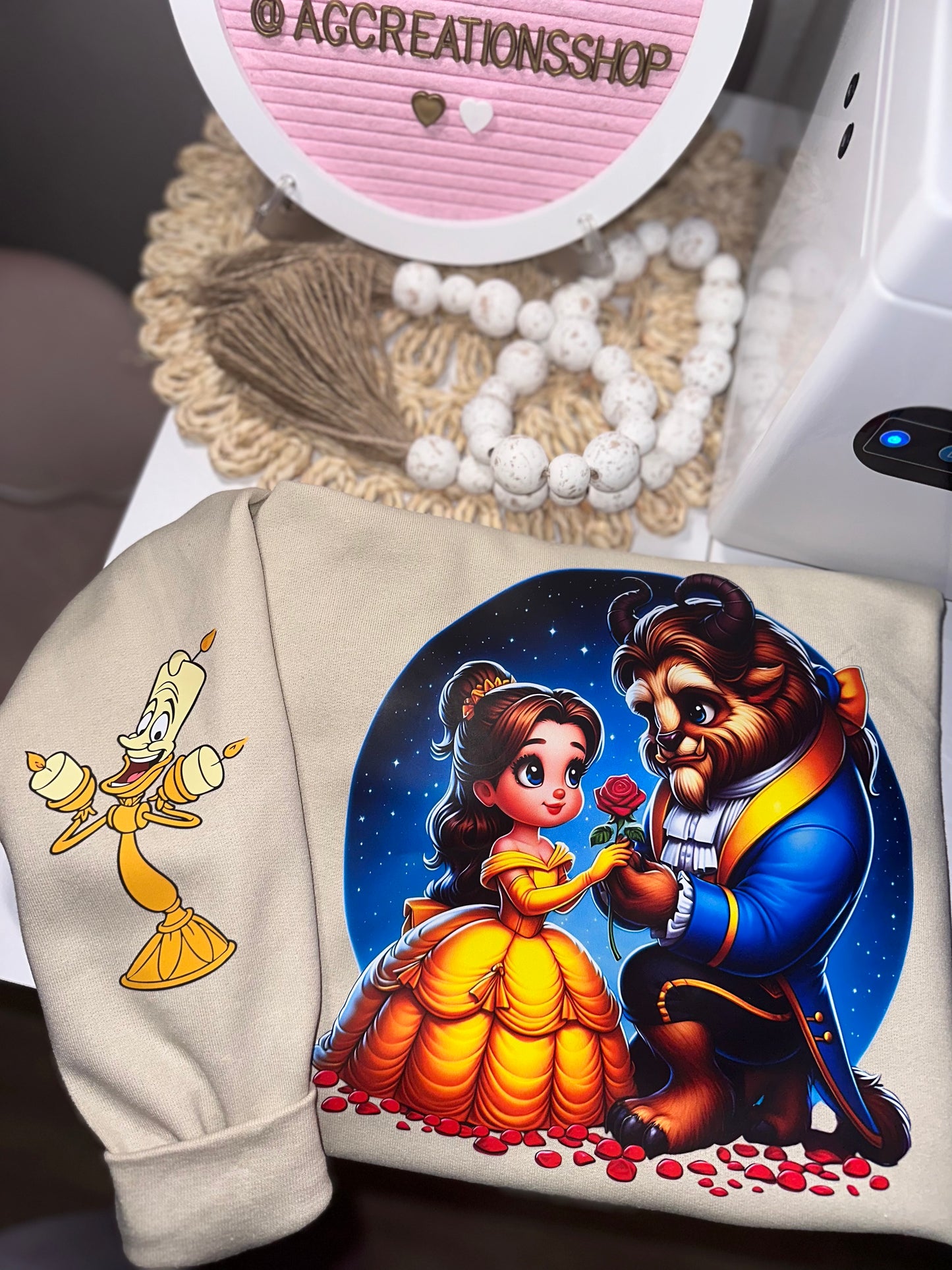 Beauty and the Beast Crew Neck