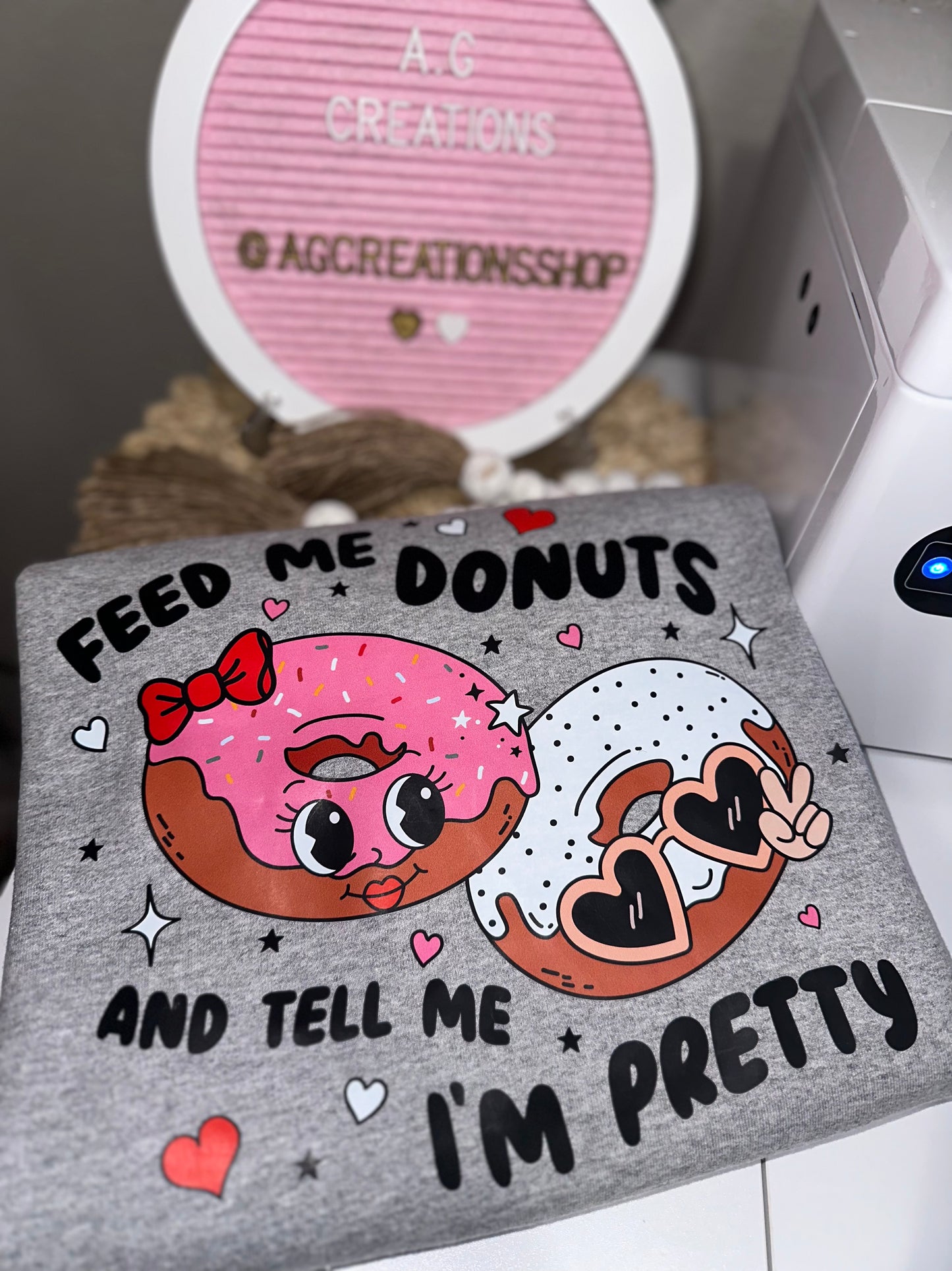 Donuts Crew Neck