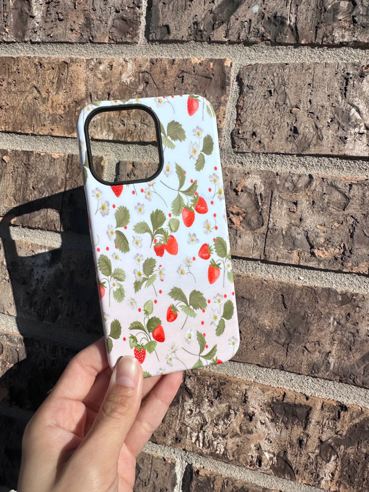 Soft Strawberry Edit Phone Case